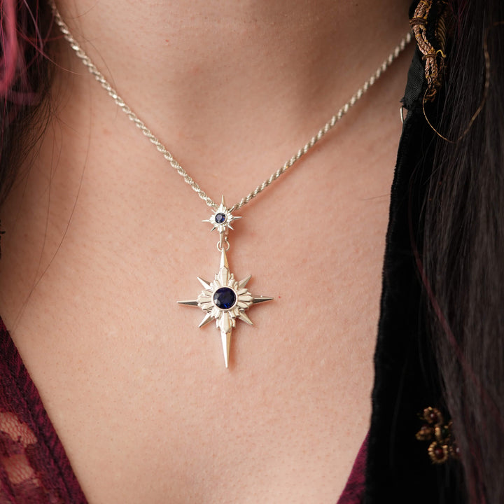 North Star Necklace (With Gemstones)