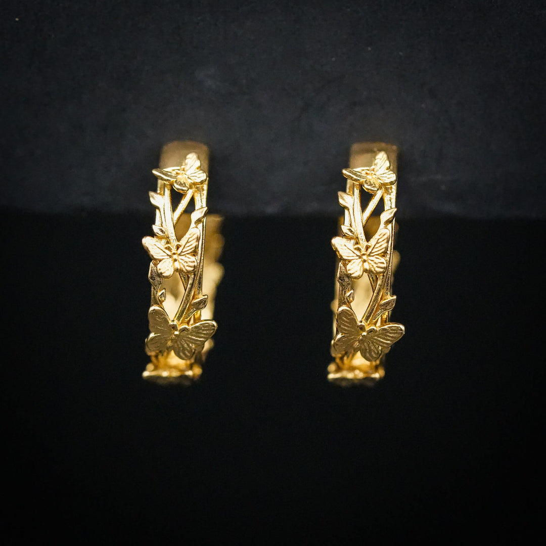 PAYMENT PLAN Butterfly Hoop Earrings