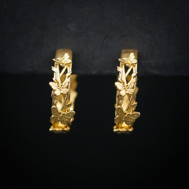 PAYMENT PLAN Butterfly Hoop Earrings