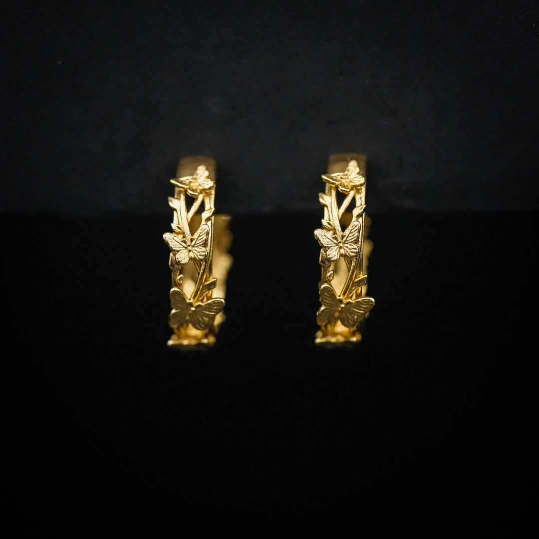 PAYMENT PLAN Butterfly Hoop Earrings
