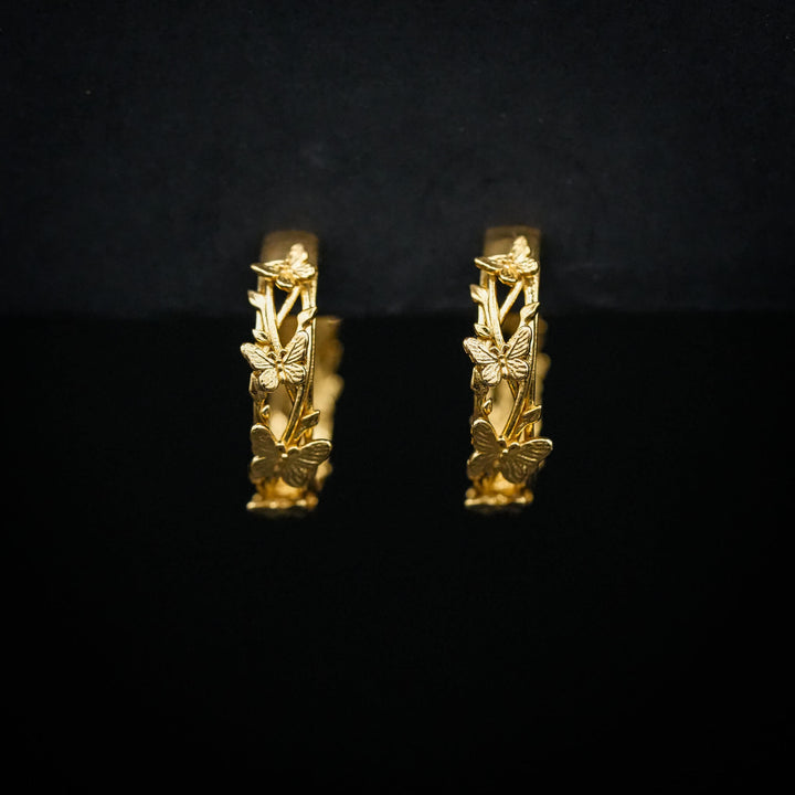PAYMENT PLAN Butterfly Hoop Earrings