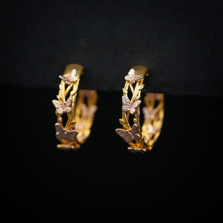 PAYMENT PLAN Butterfly Hoop Earrings