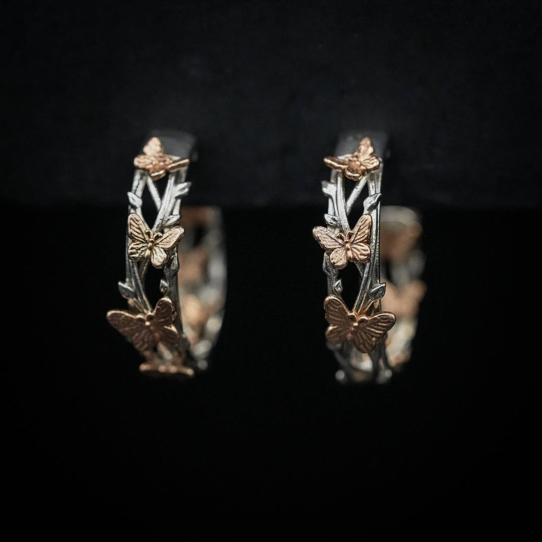 PAYMENT PLAN Butterfly Hoop Earrings