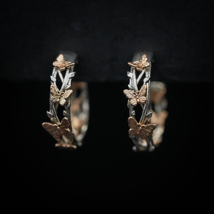 PAYMENT PLAN Butterfly Hoop Earrings