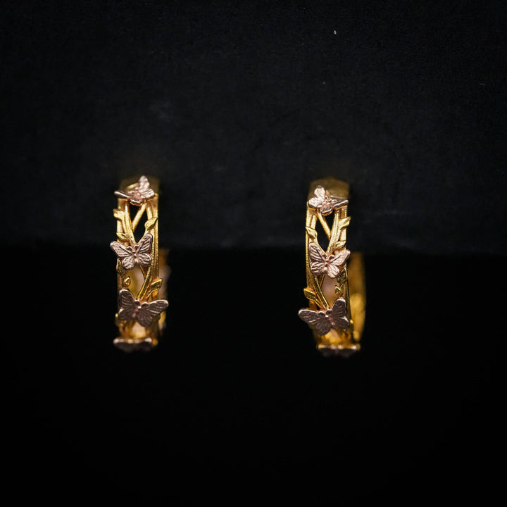 PAYMENT PLAN Butterfly Hoop Earrings