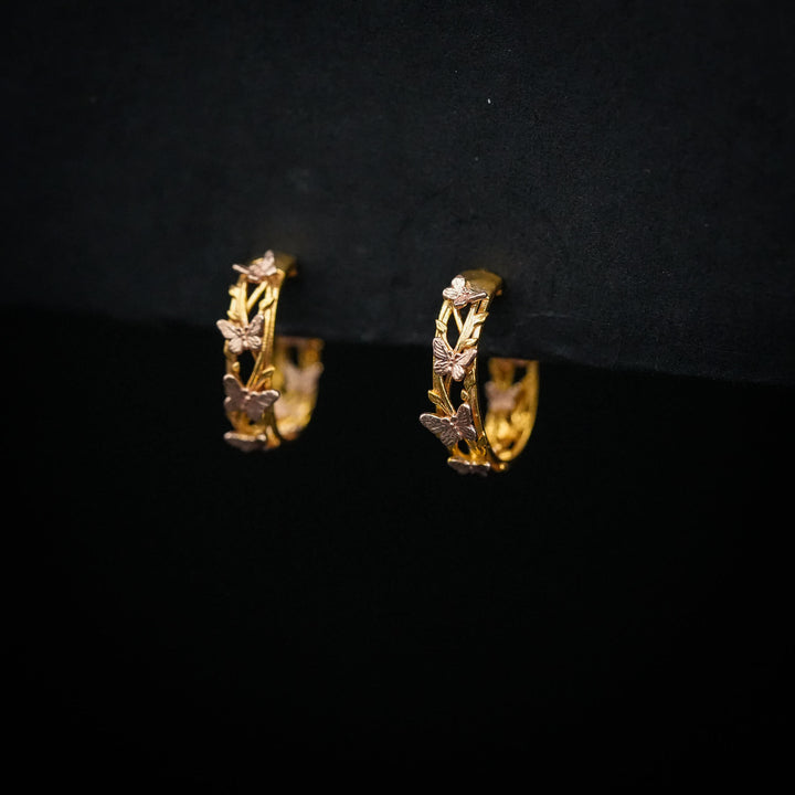 PAYMENT PLAN Butterfly Hoop Earrings