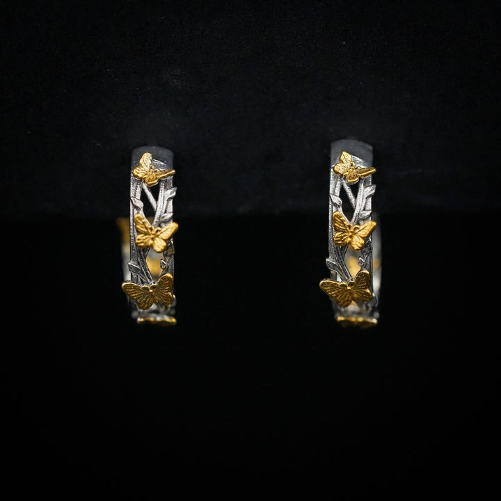 PAYMENT PLAN Butterfly Hoop Earrings