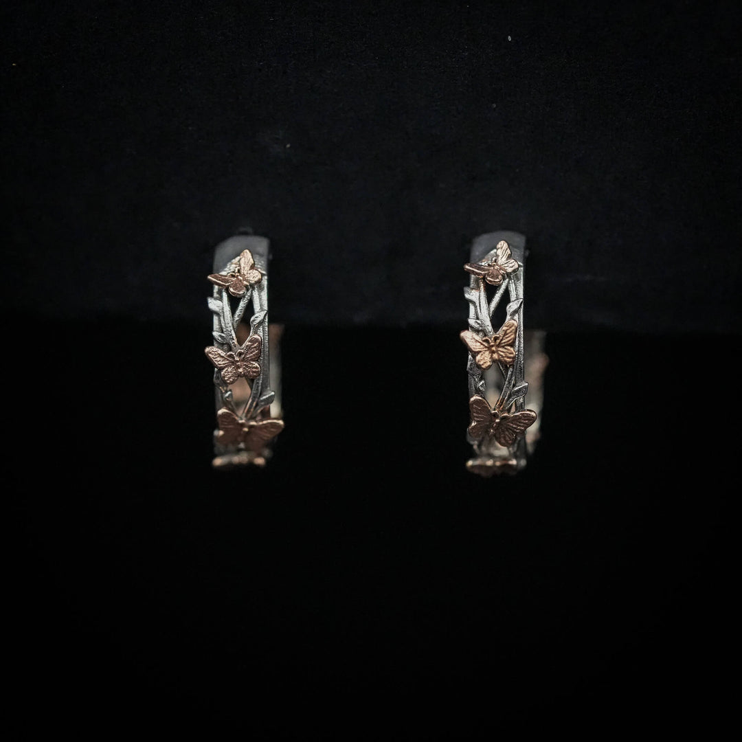 PAYMENT PLAN Butterfly Hoop Earrings