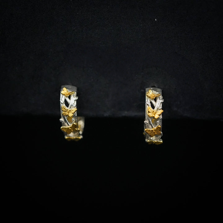 PAYMENT PLAN Butterfly Hoop Earrings