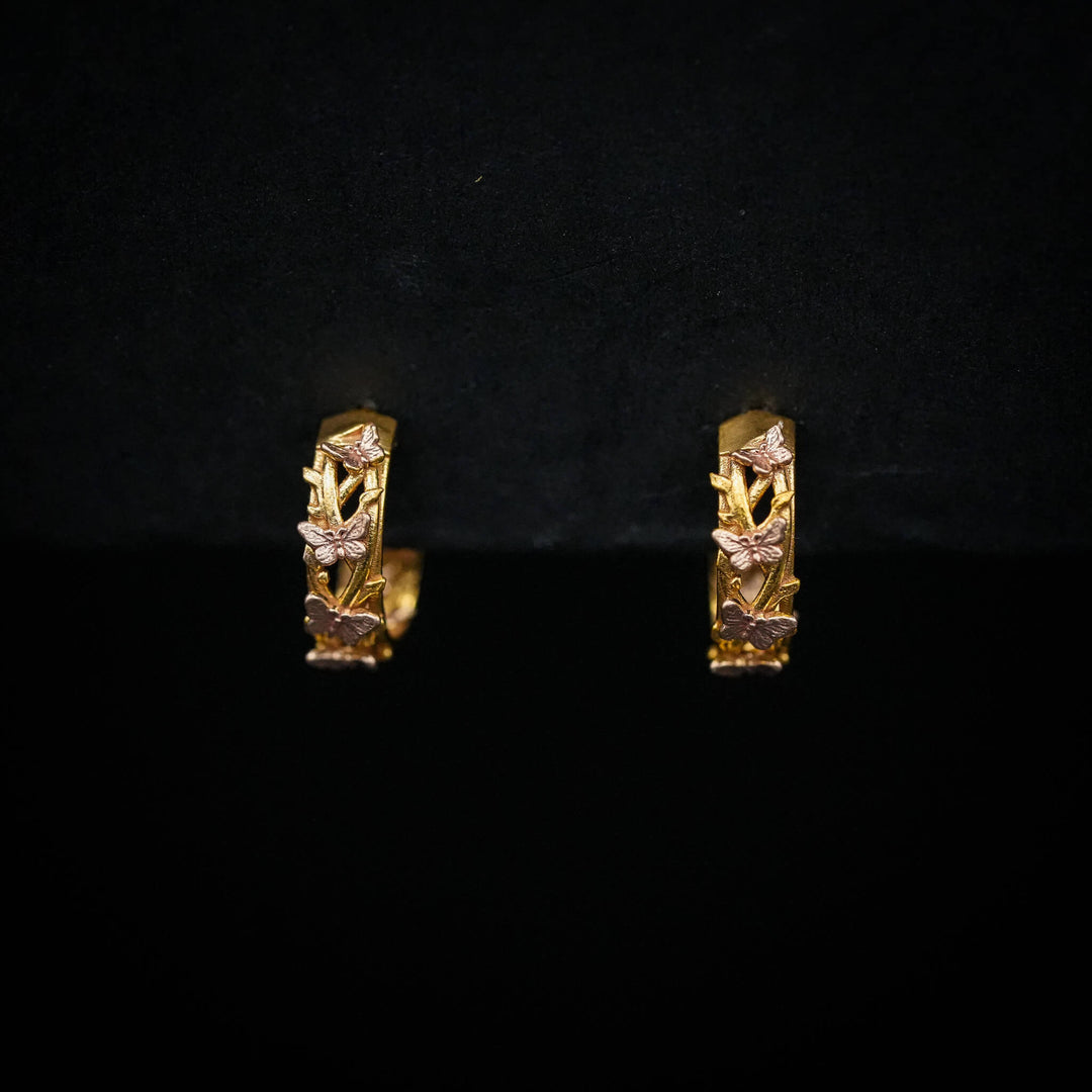 PAYMENT PLAN Butterfly Hoop Earrings