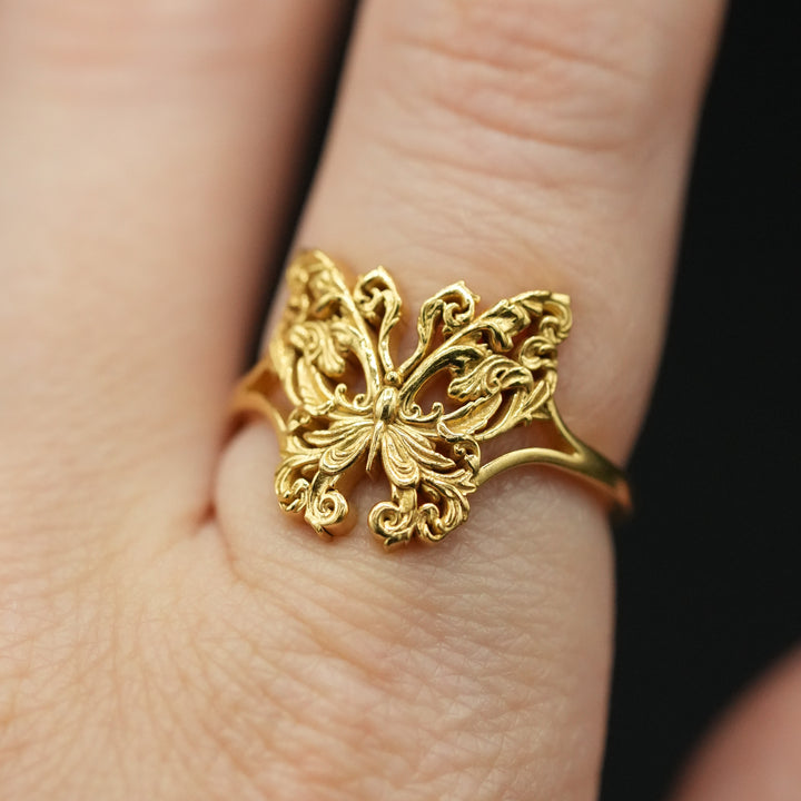 PAYMENT PLAN Rococo Butterfly Ring (No Stone)