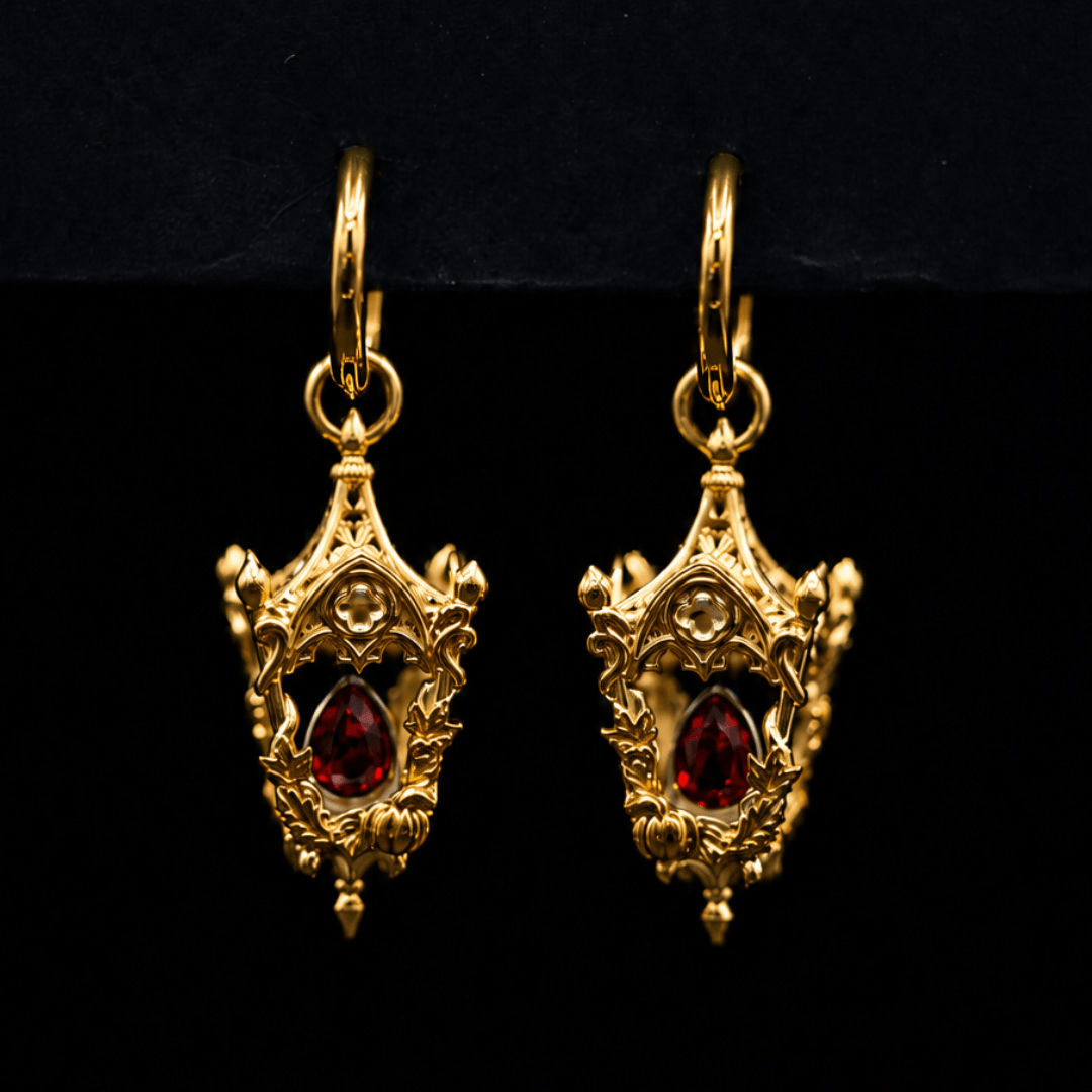 Susannas Pre-Order: Eternal Lantern Hoop Earrings (Flame Edition)