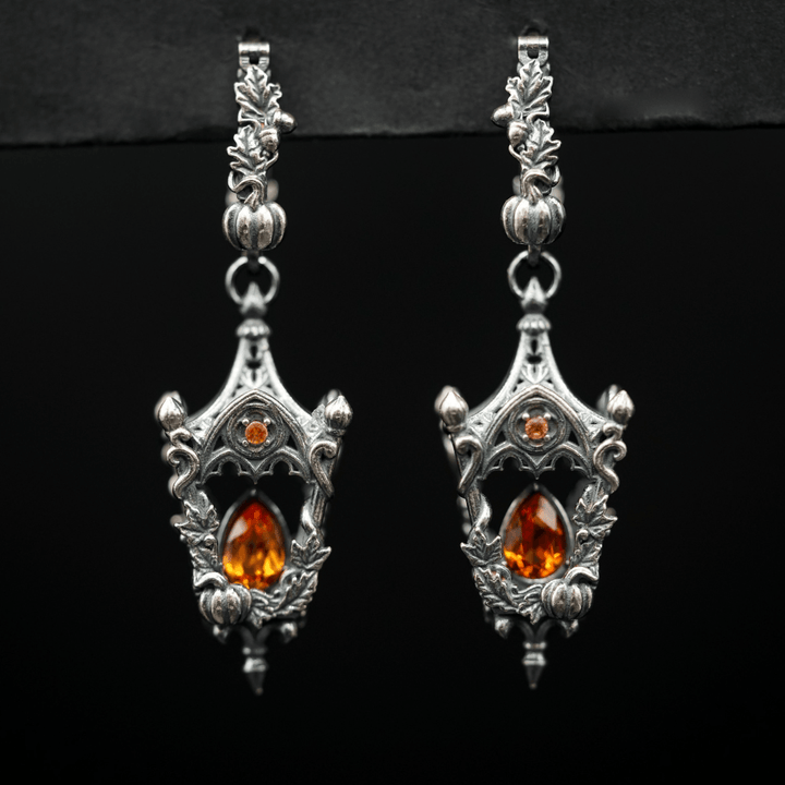 Pre-Order Silver Mini Eternal Lanterns Illuminated Edition in Orange Sapphire
