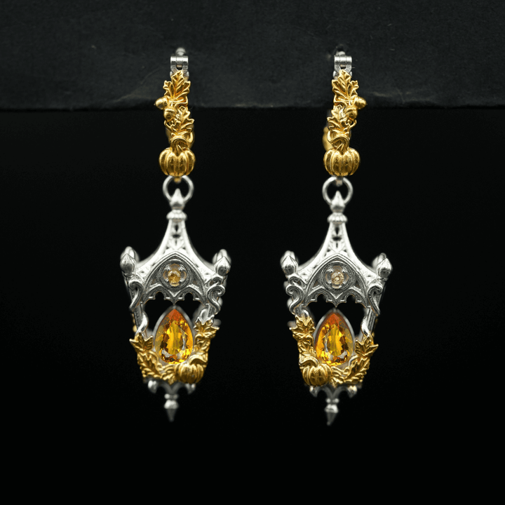 Eternal Lantern Earrings Illuminated Edition (Fall Hoops)