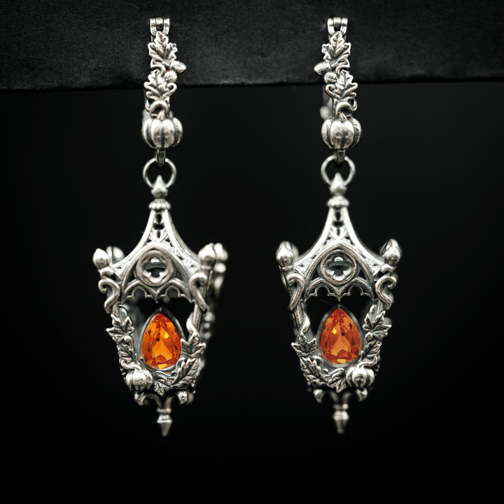 Pre-Order Silver Mini Eternal Lanterns Flame Edition in Orange Sapphire (Copy)