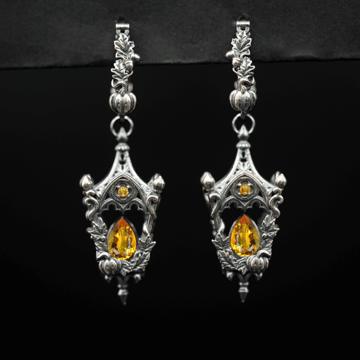 Eternal Lantern Earrings Illuminated Edition (Fall Hoops)