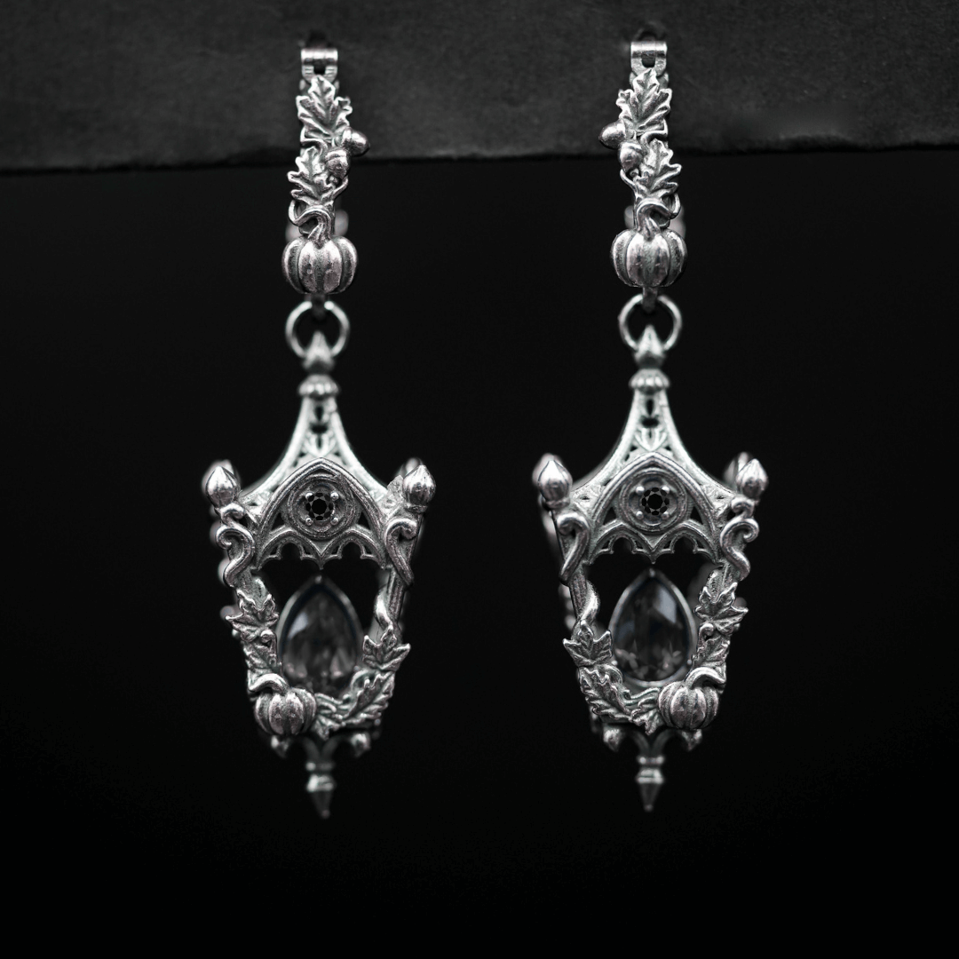 Eternal Lantern Earrings Illuminated Edition (Fall Hoops)