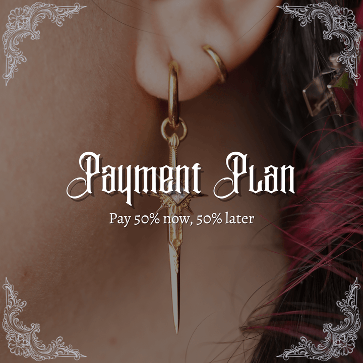 Guiding Star Sword Earrings PAYMENT PLAN