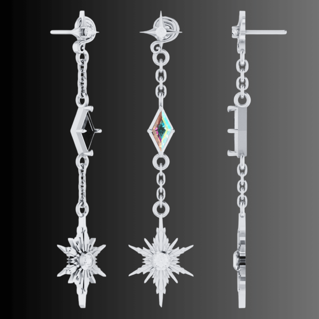 Leighs Custom Star Earrings