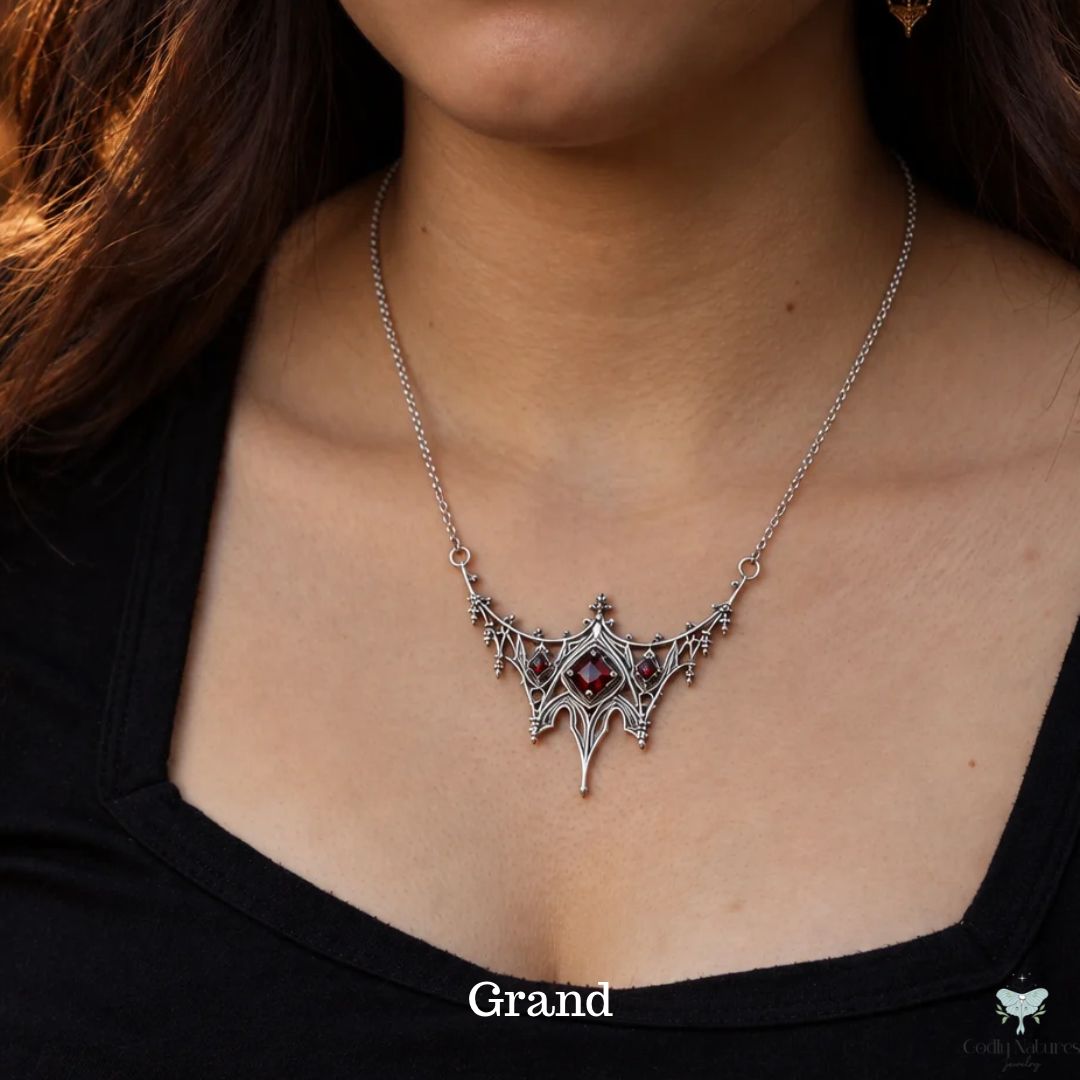 Crimson Cathedral Necklace PAYMENT PLAN