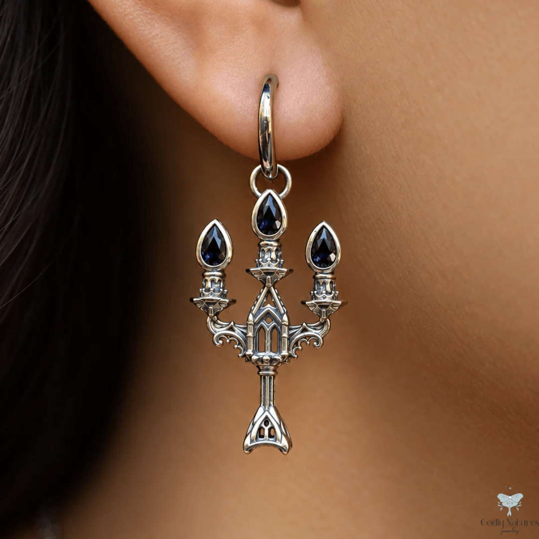 Vesper Candelabra Earrings: Jewel Flame PAYMENT PLAN