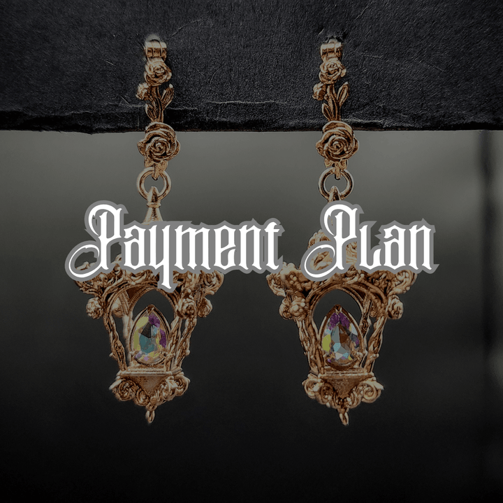 (FINAL PAYMENT PLAN) Rose Lantern Hoop Earrings