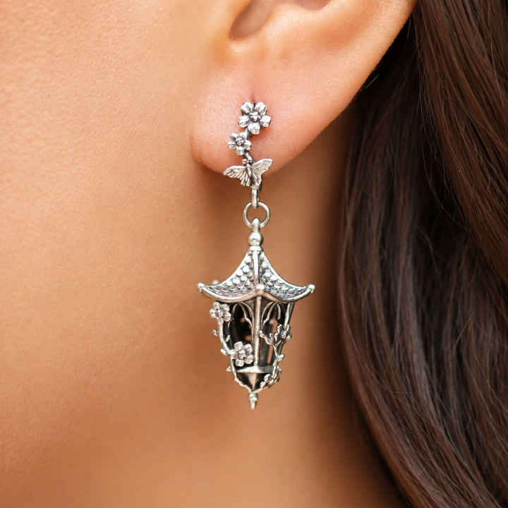 Sakura Lantern Earrings (Without Gemstones) PAYMENT PLAN
