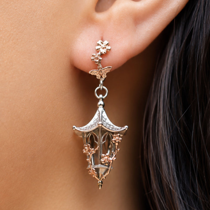 Sakura Lantern Earrings (Without Gemstones) PAYMENT PLAN
