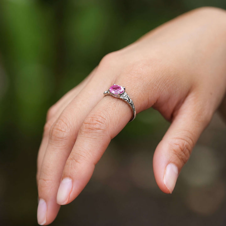 Blossom Ring (Pink Sapphire)