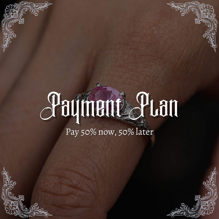Blossom Ring (Pink Sapphire) PAYMENT PLAN