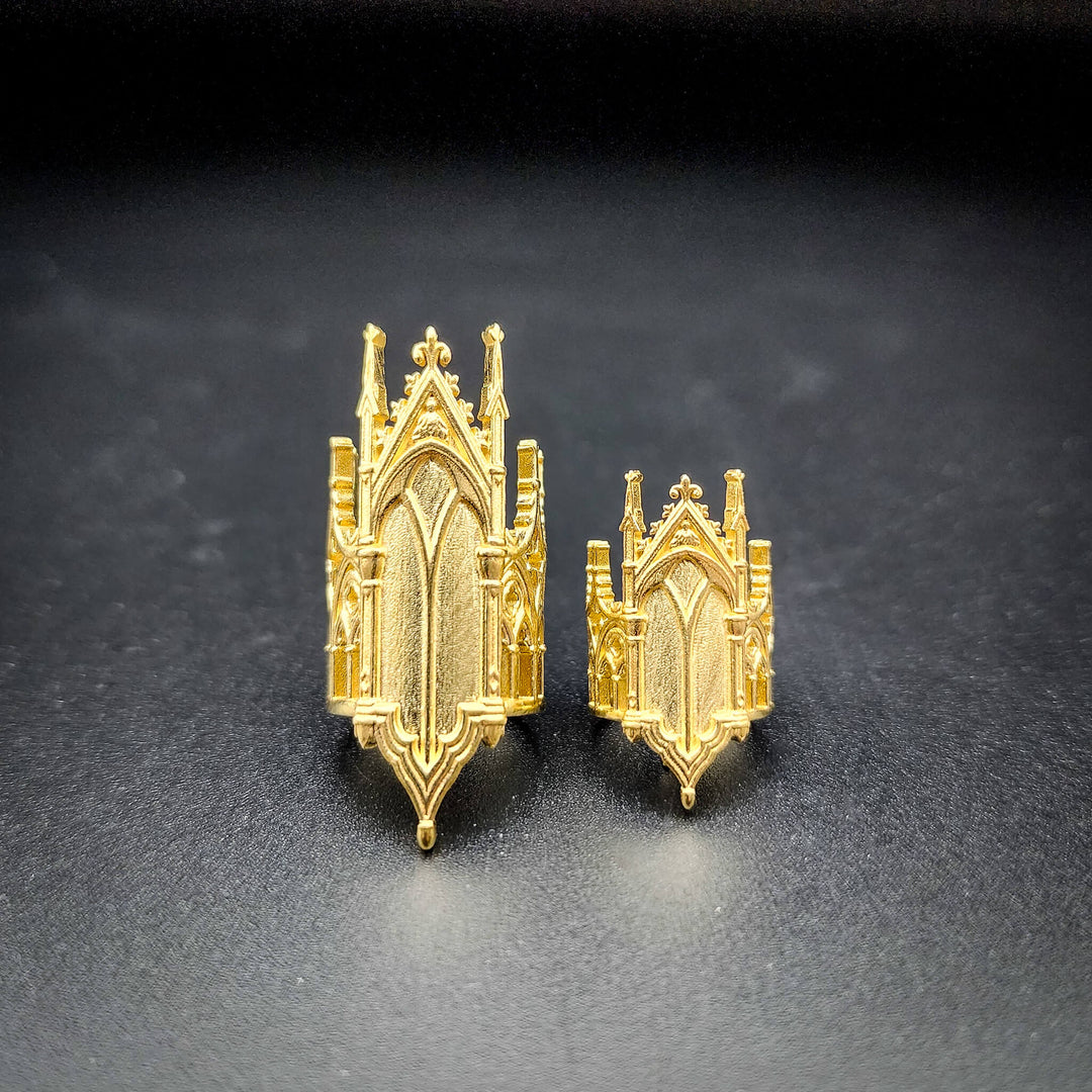 Cathedral Hair Cuffs