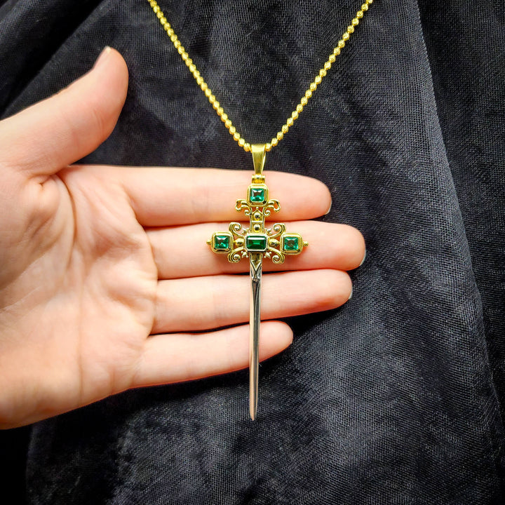 Large Royal Sword Necklace