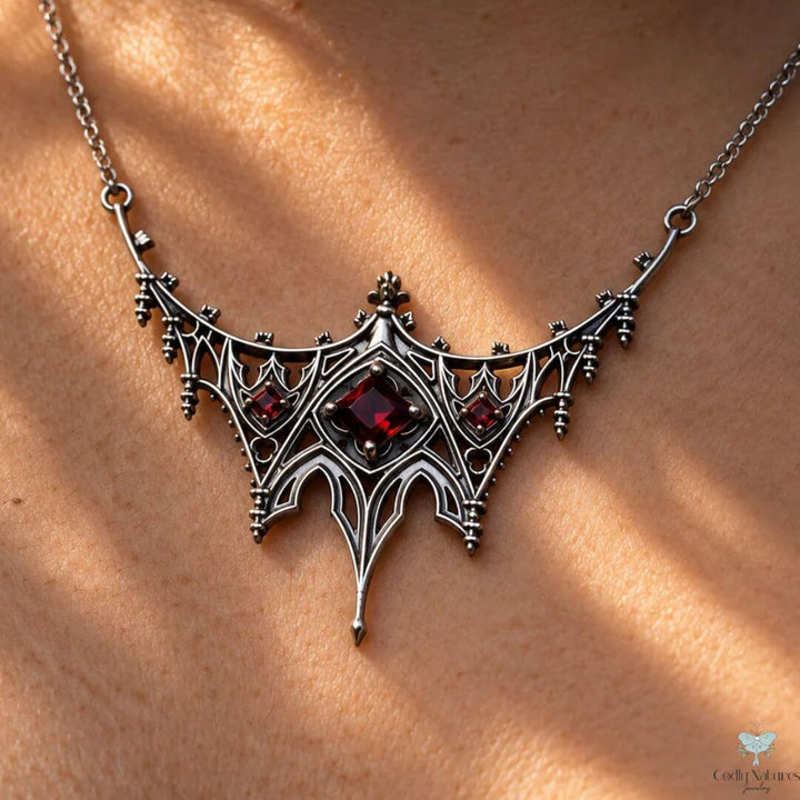 Crimson Cathedral Necklace PAYMENT PLAN