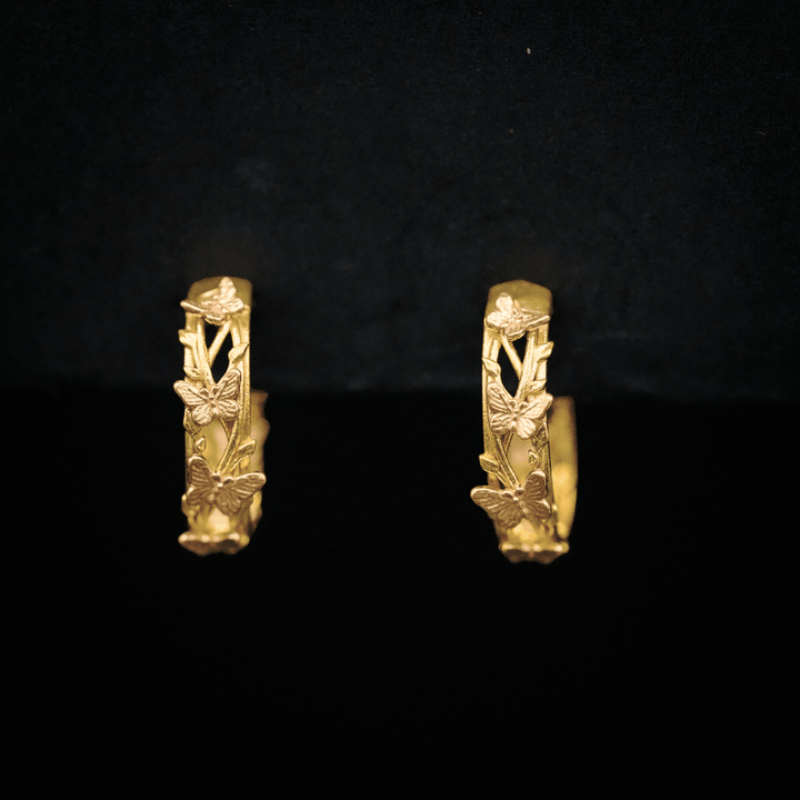PAYMENT PLAN Butterfly Hoop Earrings