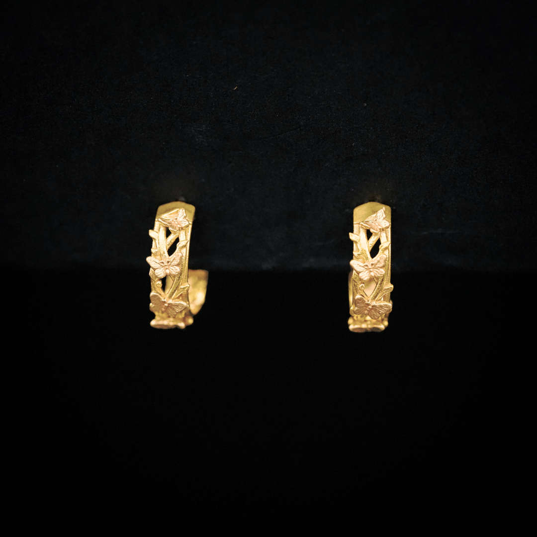 PAYMENT PLAN Butterfly Hoop Earrings