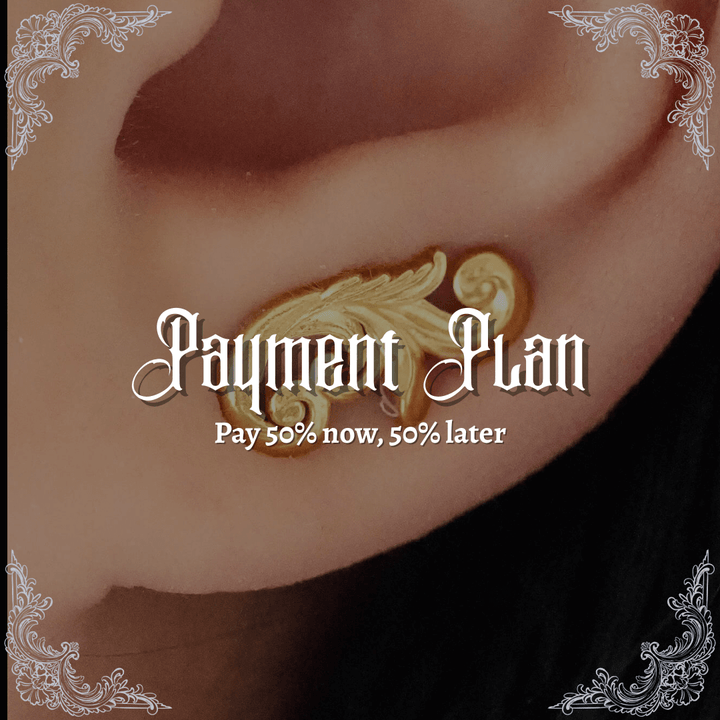 PAYMENT PLAN Rococo Ear Climbers