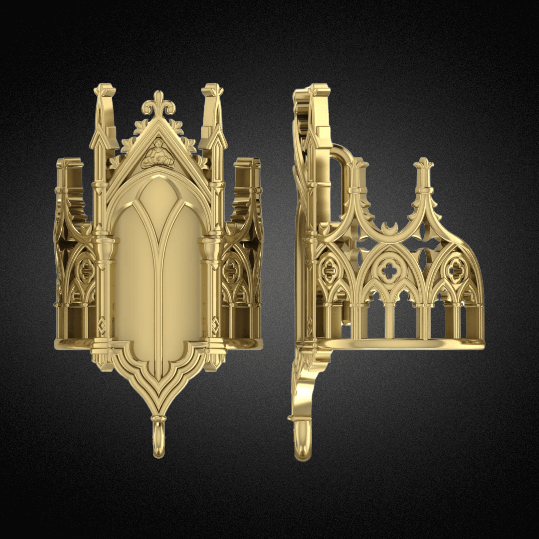 Cathedral Hair Cuffs