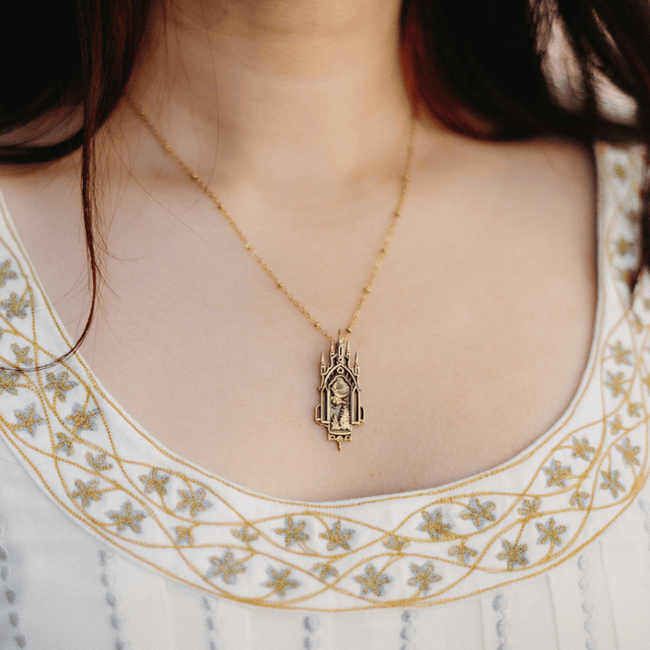 Brass Midnight Cathedral Necklace