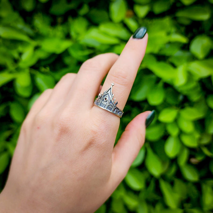 Silver Mini Cathedral Ring