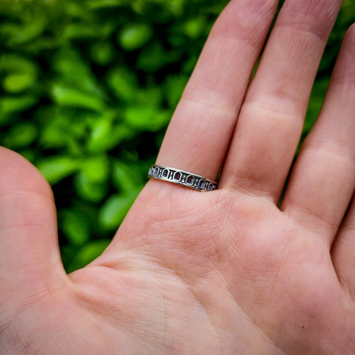 Silver Mini Cathedral Ring