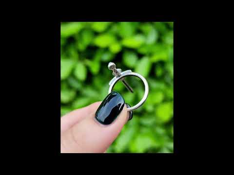 Mini Silver Emerald Sword of the Spirit Ring