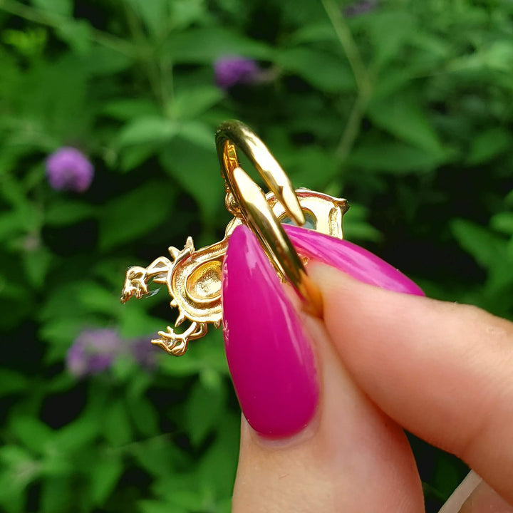 Gold Opal Ayala Ring (Adjustable)
